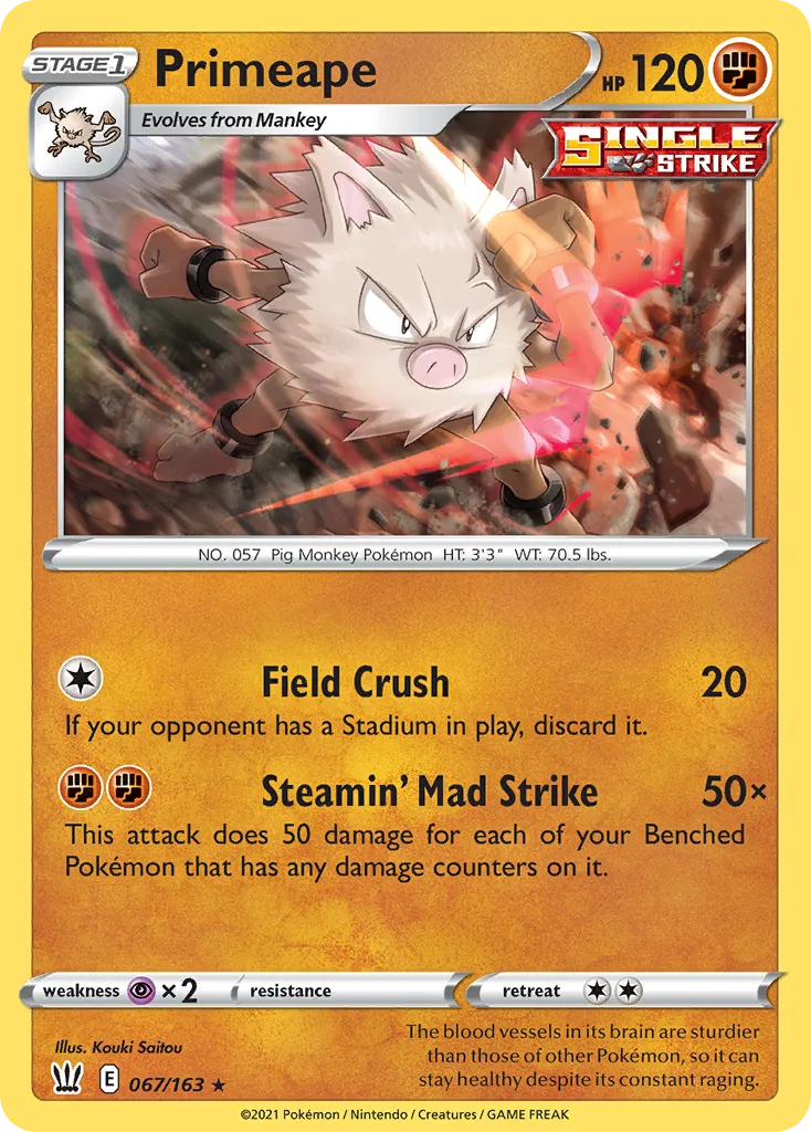 Primeape card image
