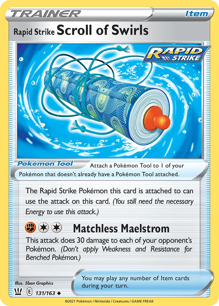 Rapid Strike Scroll of Swirls card image