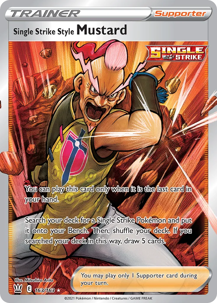 Single Strike Style Mustard card image