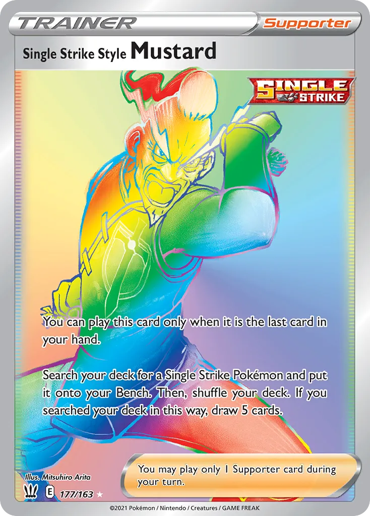 Single Strike Style Mustard card image