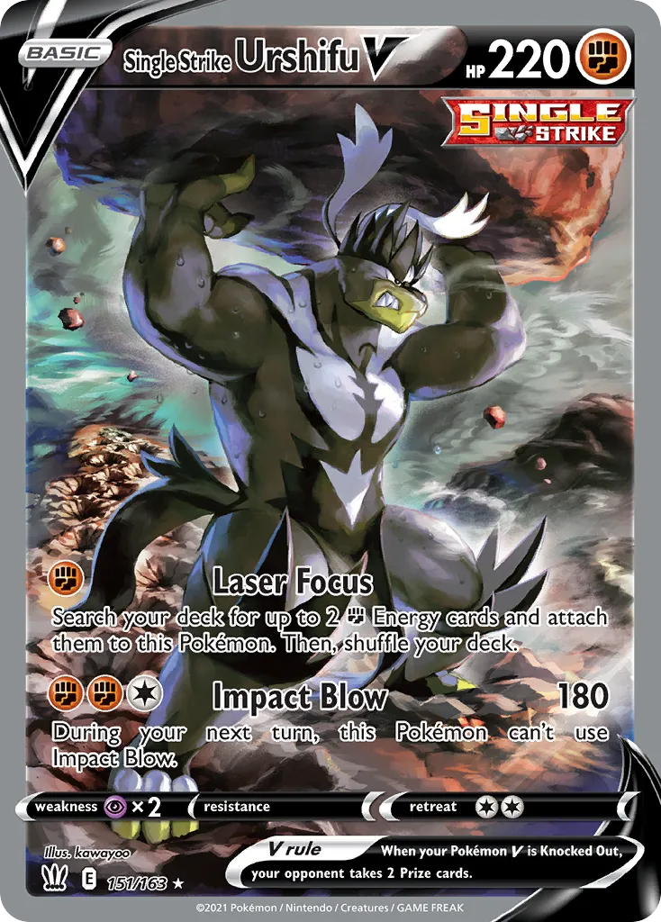 Single Strike Urshifu V #151 card image