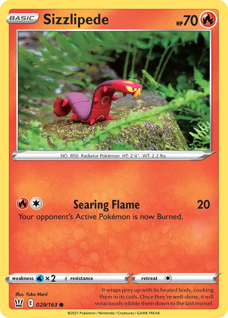 Sizzlipede card image