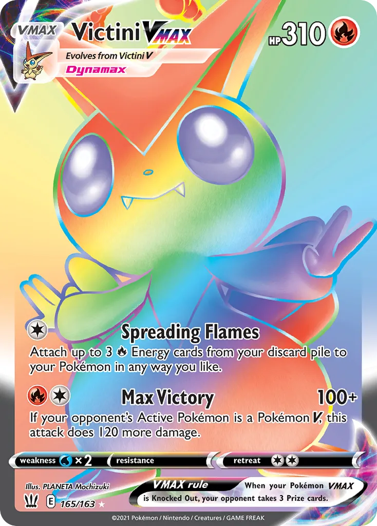 Victini VMAX #165 card image