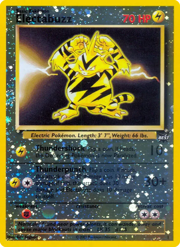 Electabuzz #1 card image