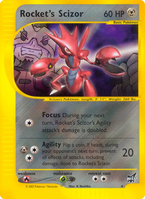 Rocket's Scizor #4 card image