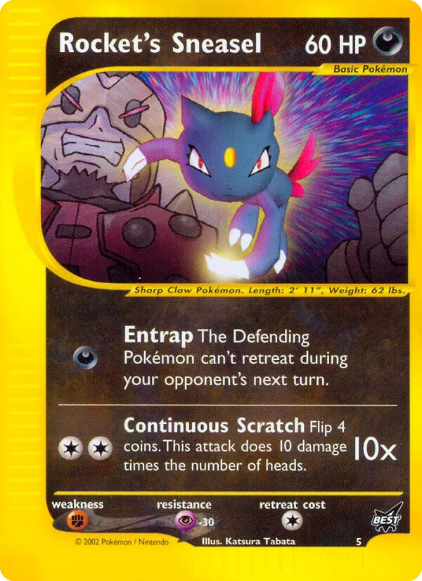 Rocket's Sneasel card image