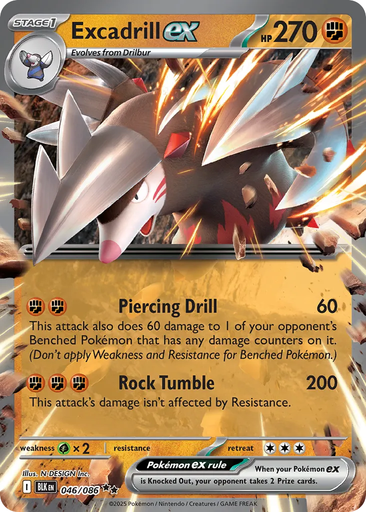 Excadrill ex card image