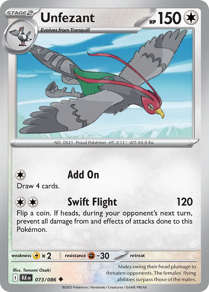 Unfezant card image