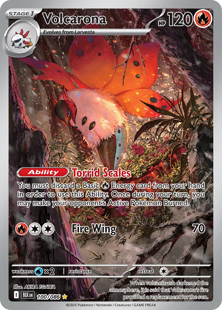 Volcarona #100 card image