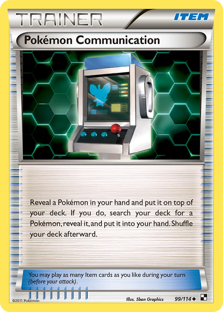 Pokemon Communication card image