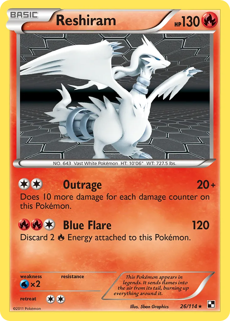 Reshiram #26 card image