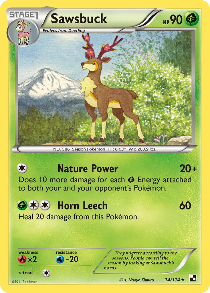 Sawsbuck #14 card image