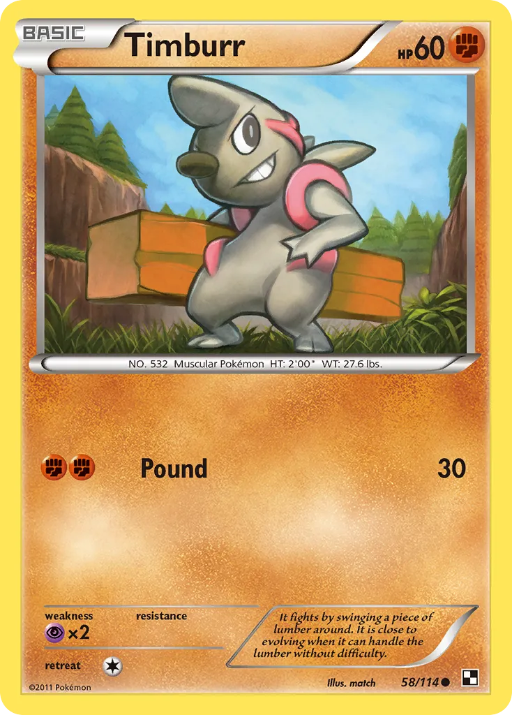 Timburr card image