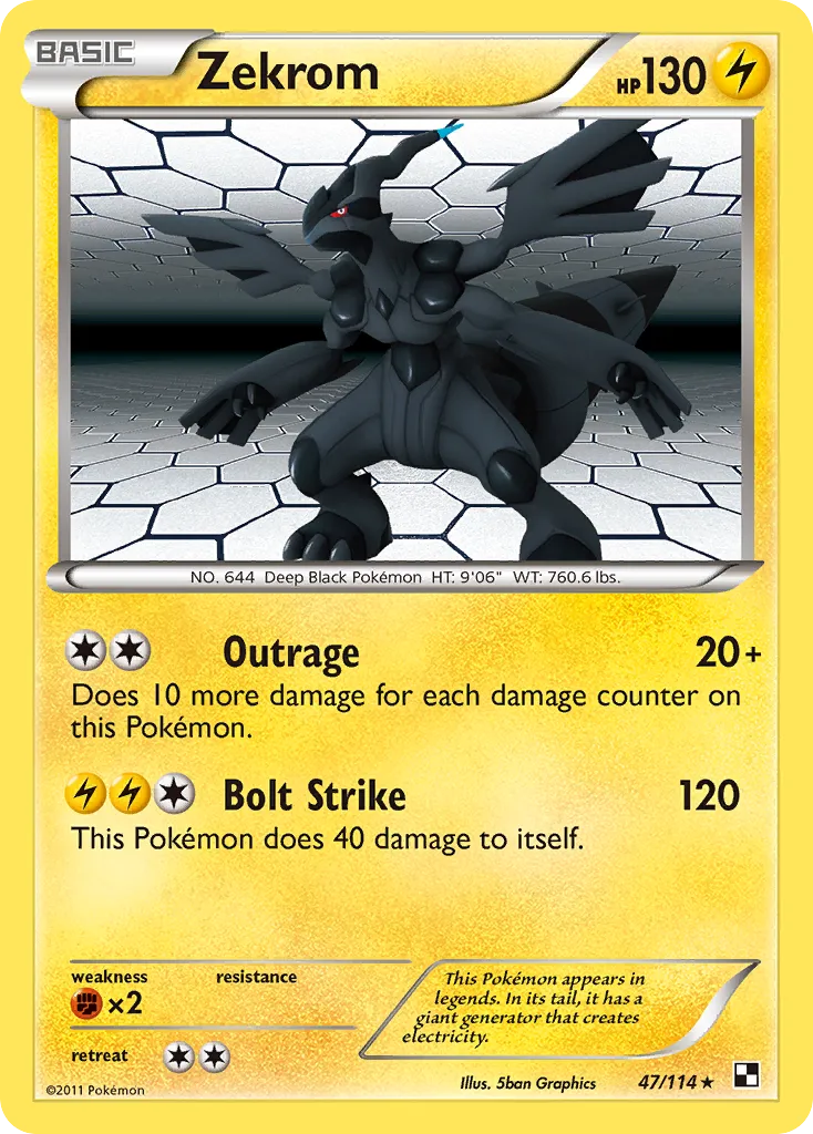 Zekrom #47 card image