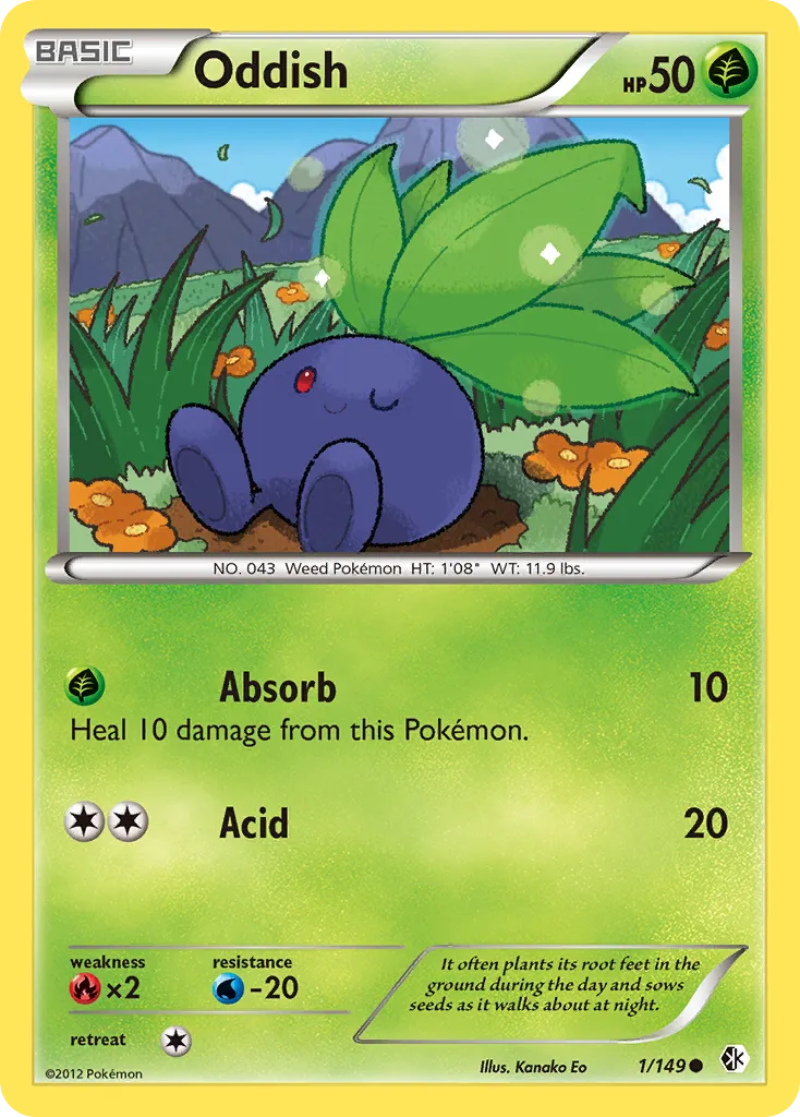 Oddish card image