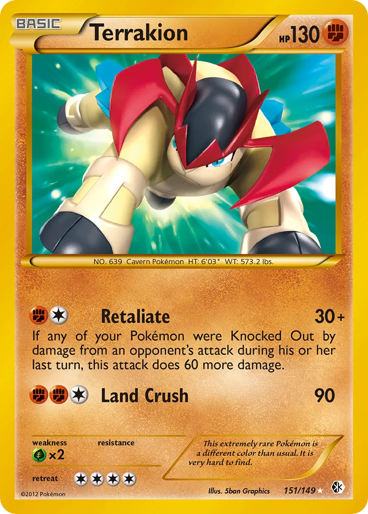 Terrakion #151 card image