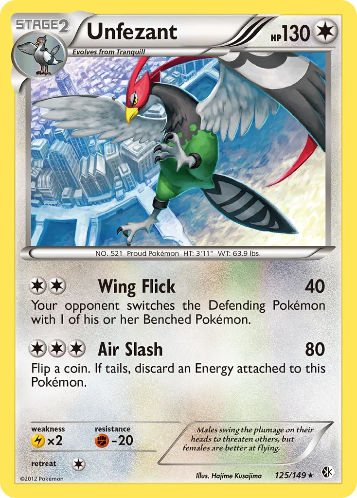 Unfezant card image