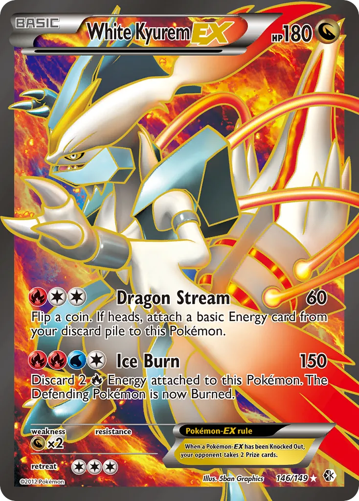 White Kyurem-EX #146 card image