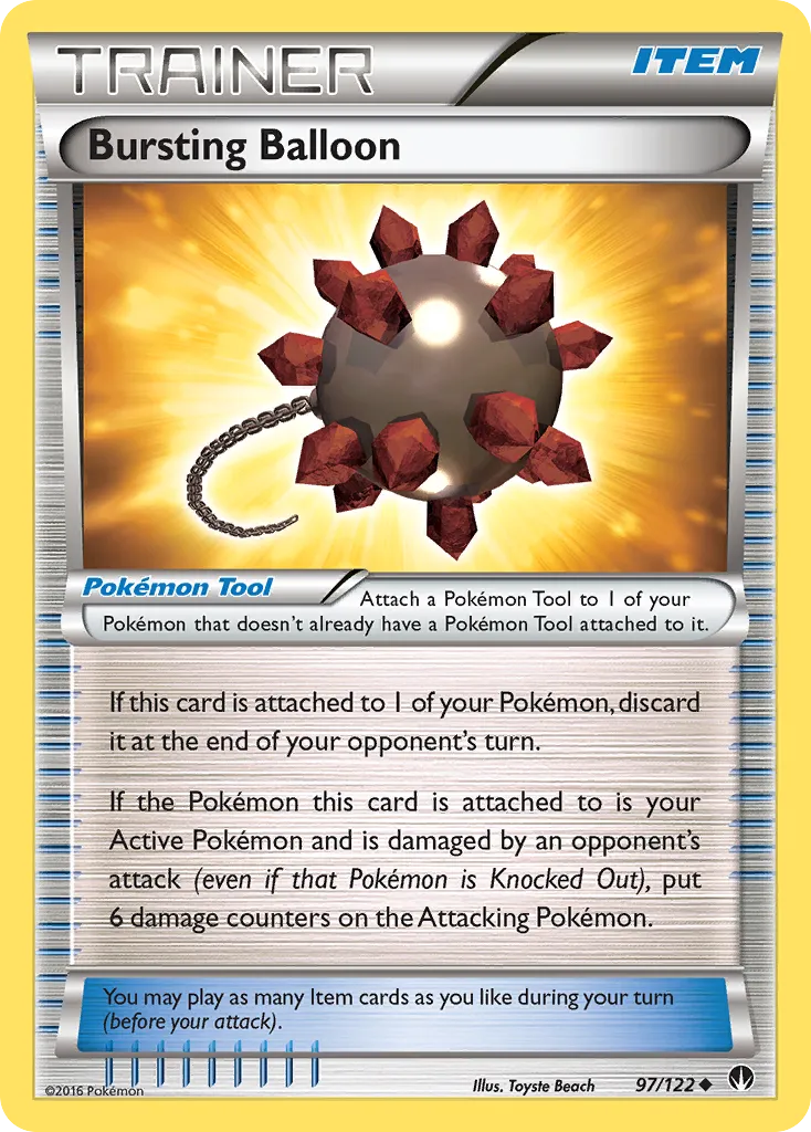 Bursting Balloon card image