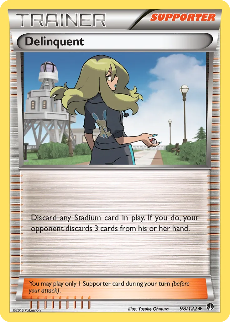 Delinquent card image