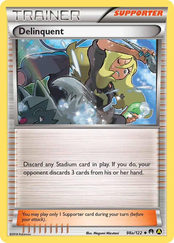 Delinquent card image