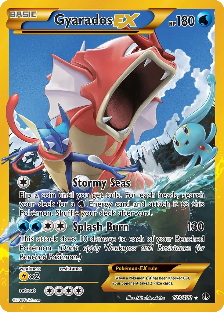 Gyarados-EX #123 card image