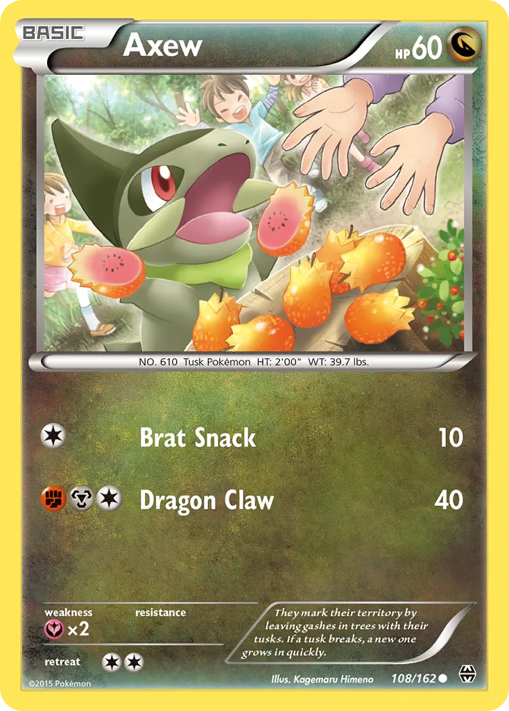 Axew card image