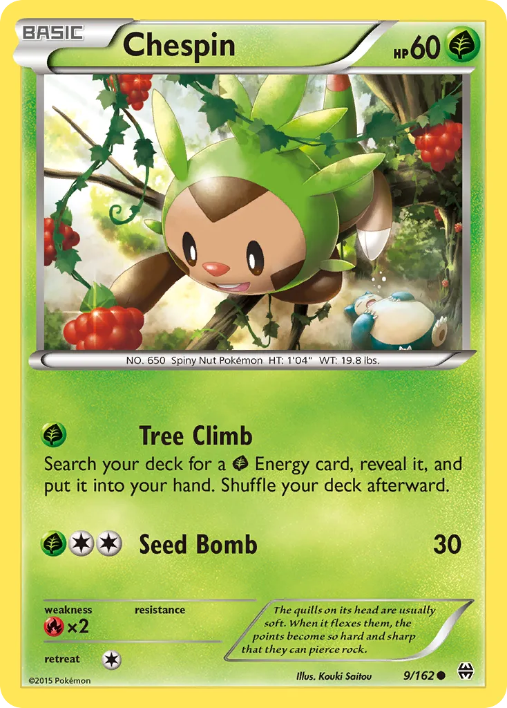 Chespin card image