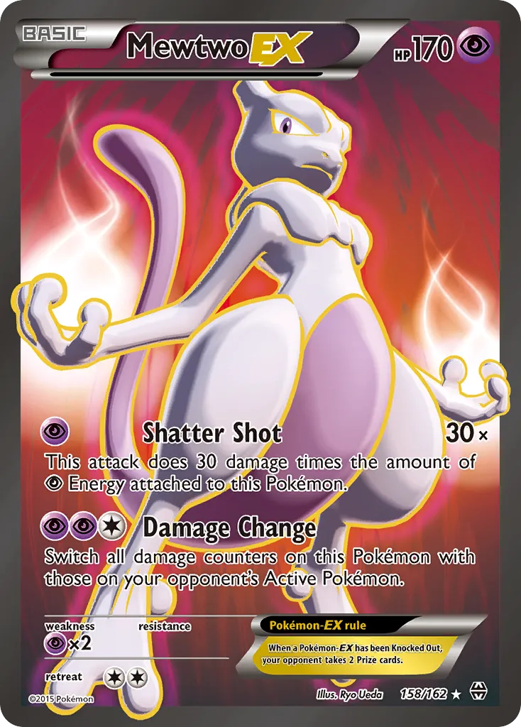 Mewtwo-EX #158 card image
