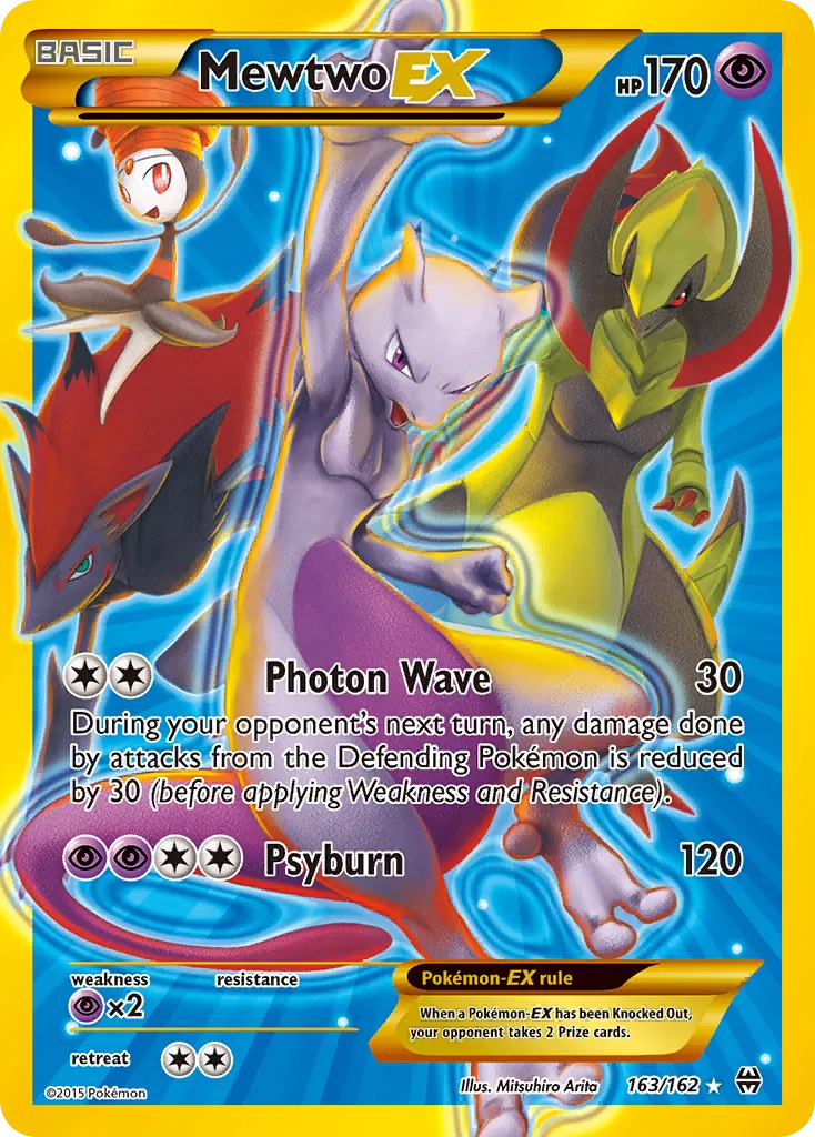 Mewtwo-EX #163 card image