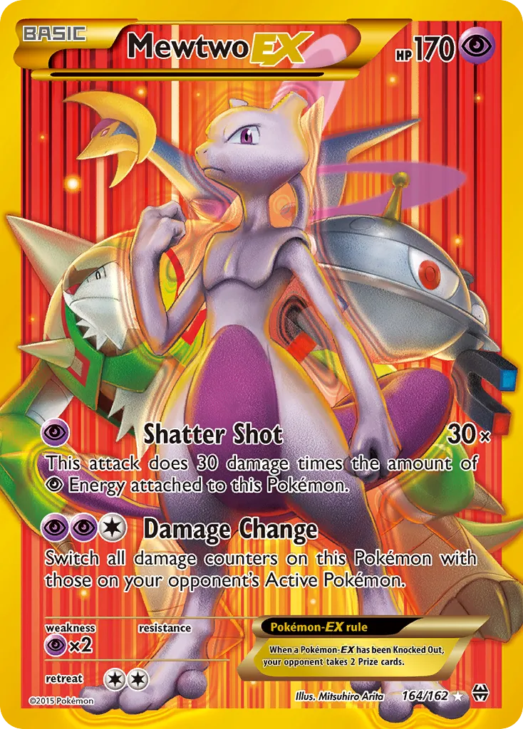 Mewtwo-EX #164 card image