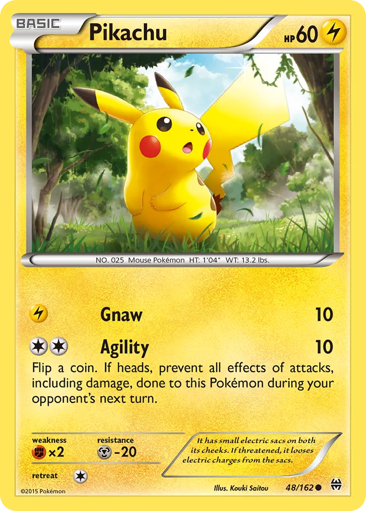 Pikachu card image