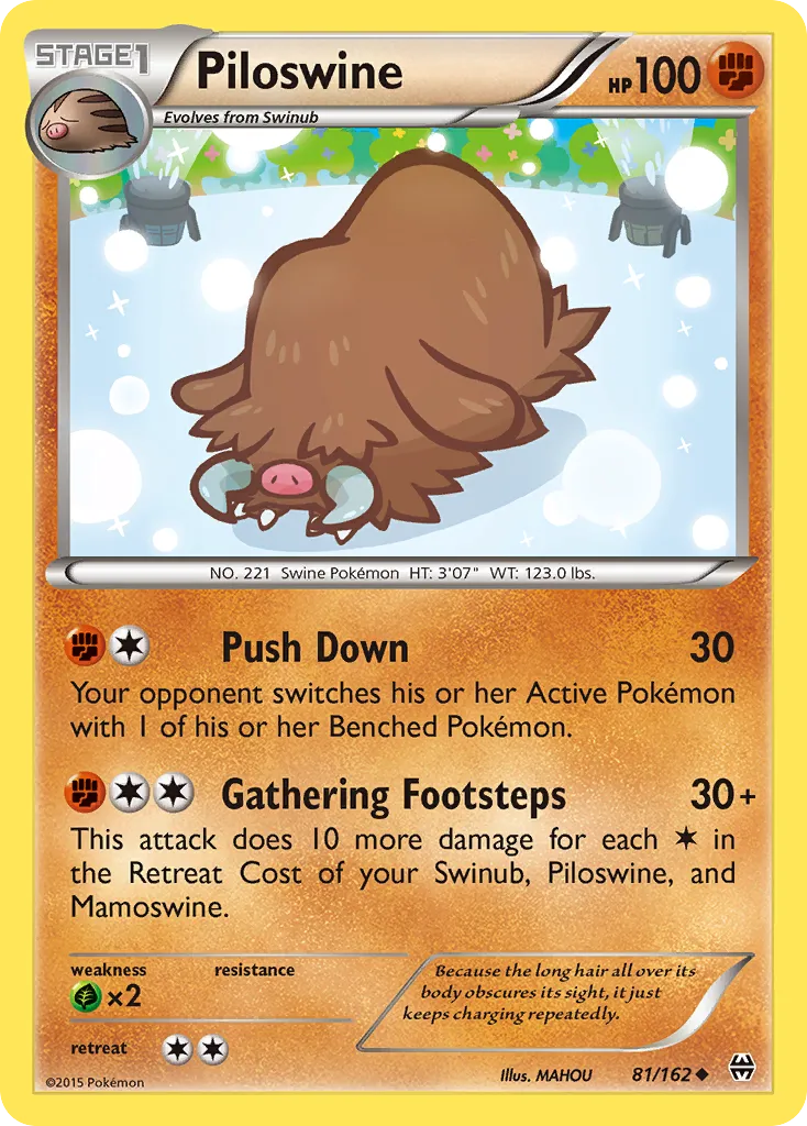 Piloswine card image