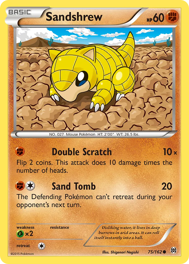 Sandshrew card image