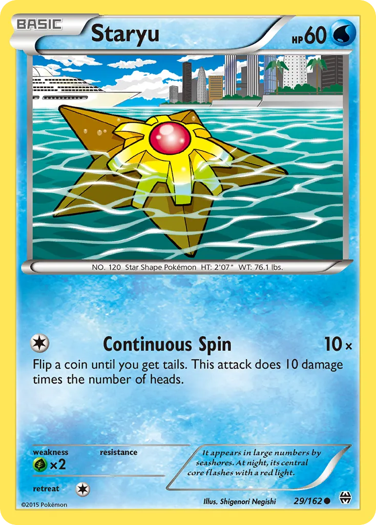 Staryu card image