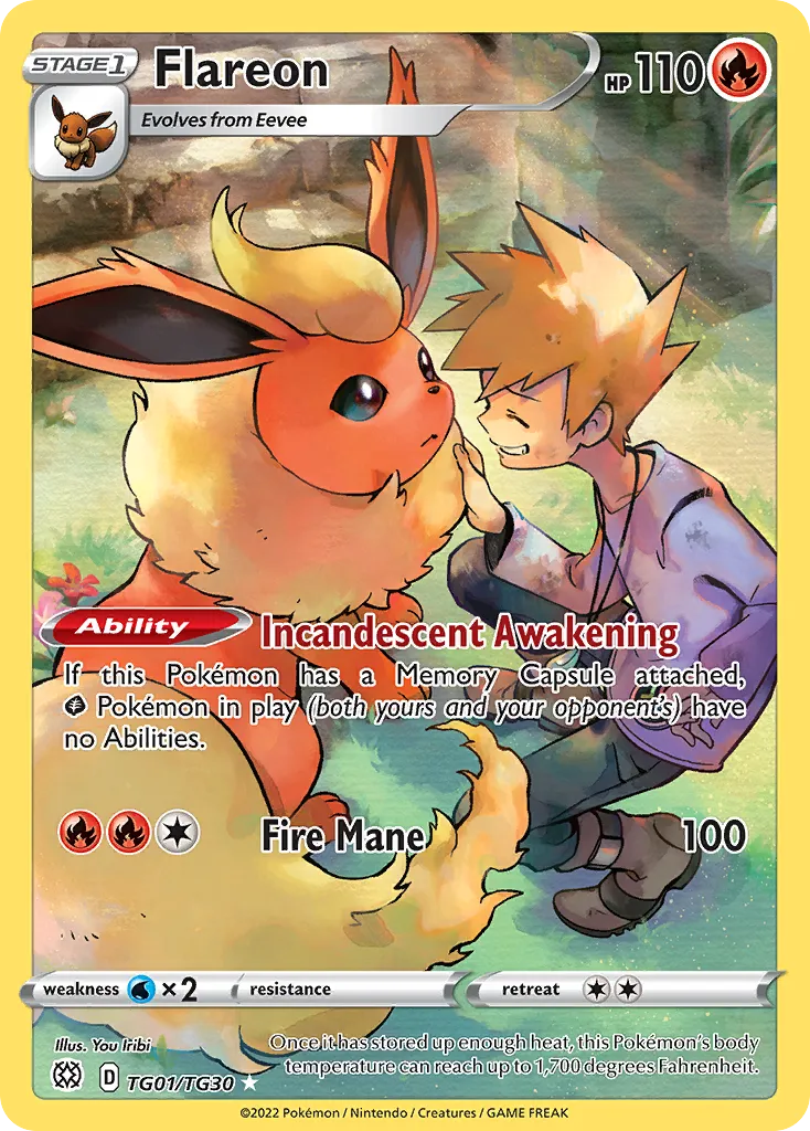 Flareon #TG01 card image