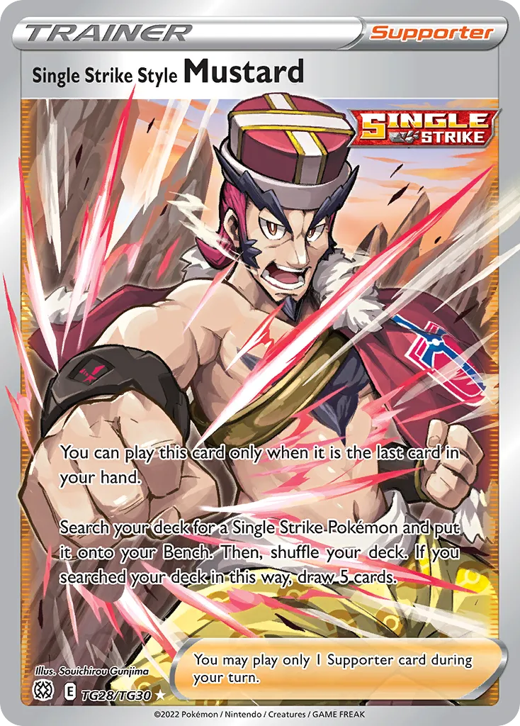 Single Strike Style Mustard card image