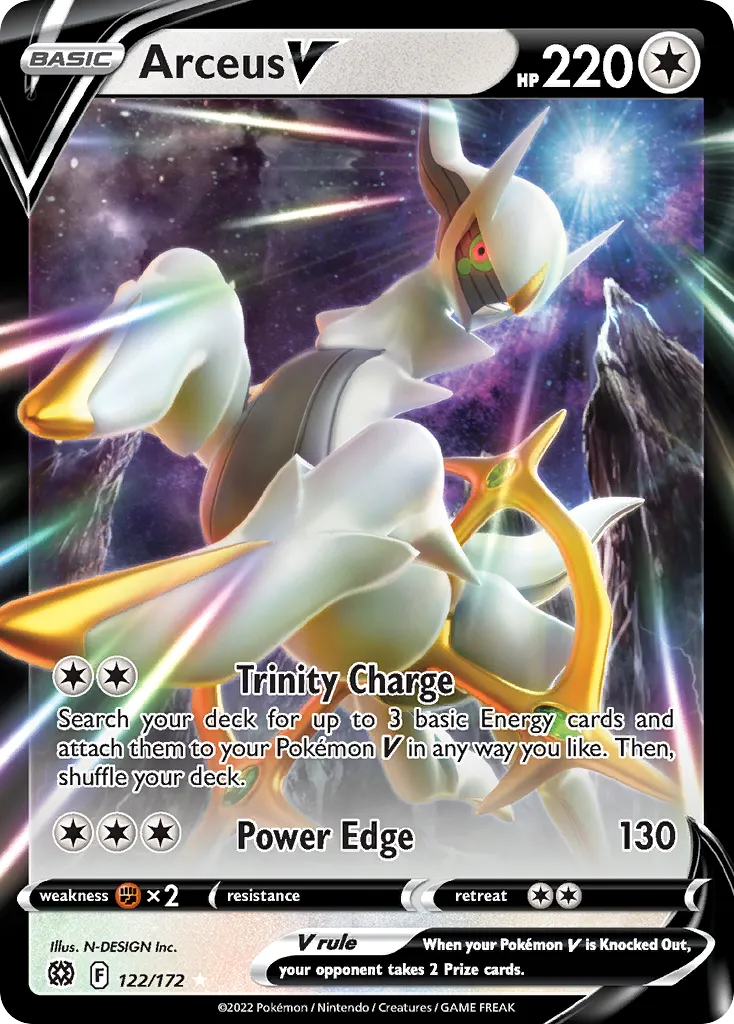 Arceus V card image