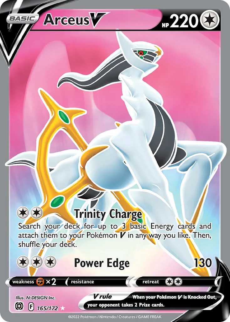 Arceus V card image