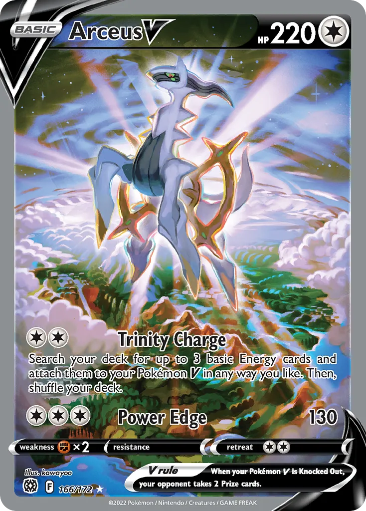 Arceus V #166 card image