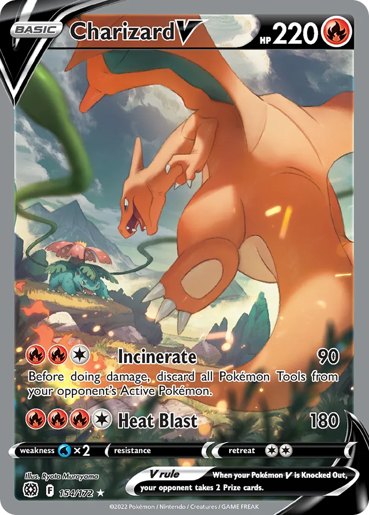 Charizard V #154 card image