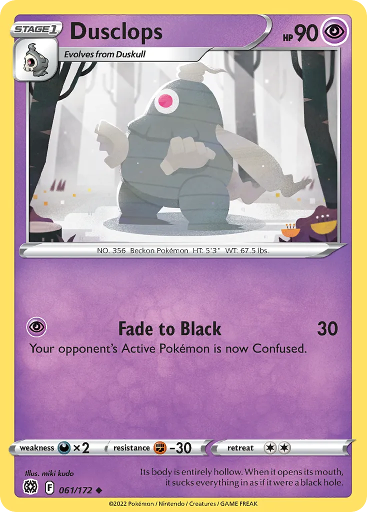 Dusclops card image