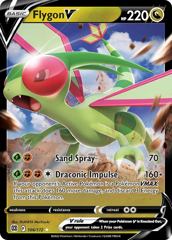 Flygon V card image
