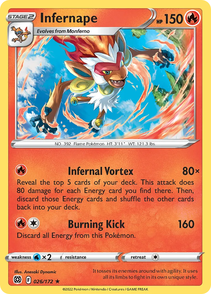 Infernape card image