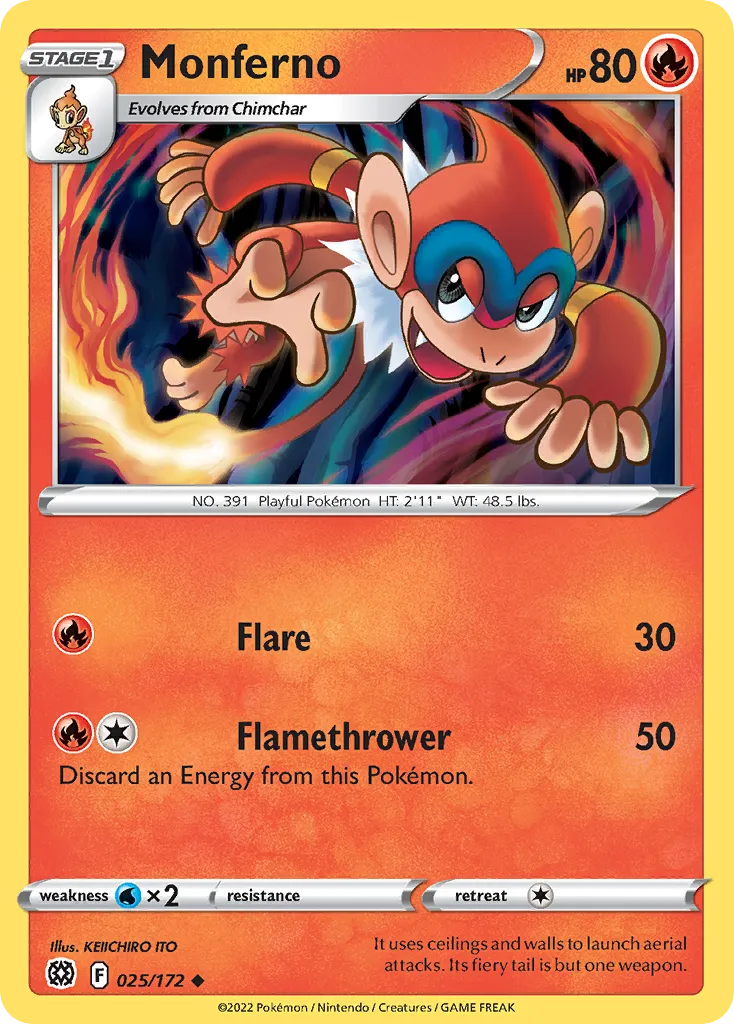 Monferno card image