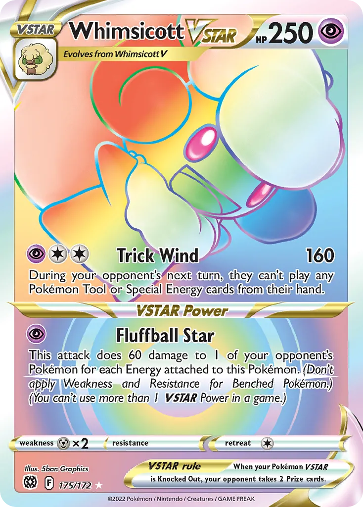Whimsicott VSTAR card image