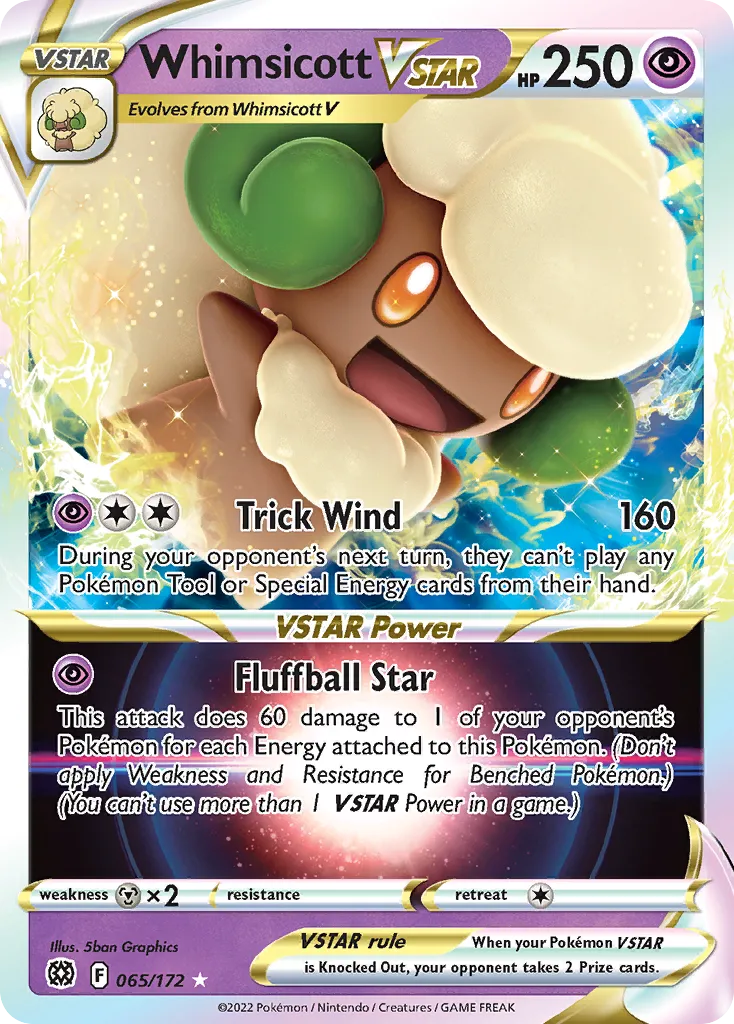 Whimsicott VSTAR card image