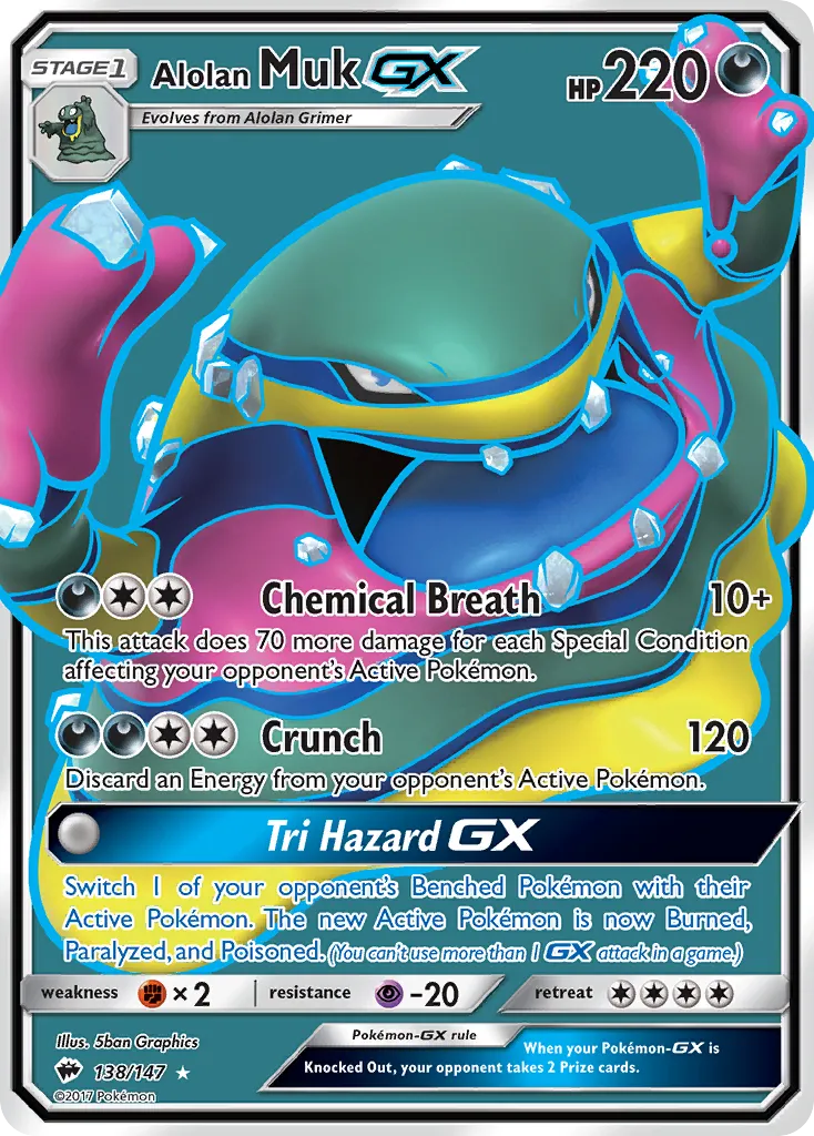 Alolan Muk-GX card image