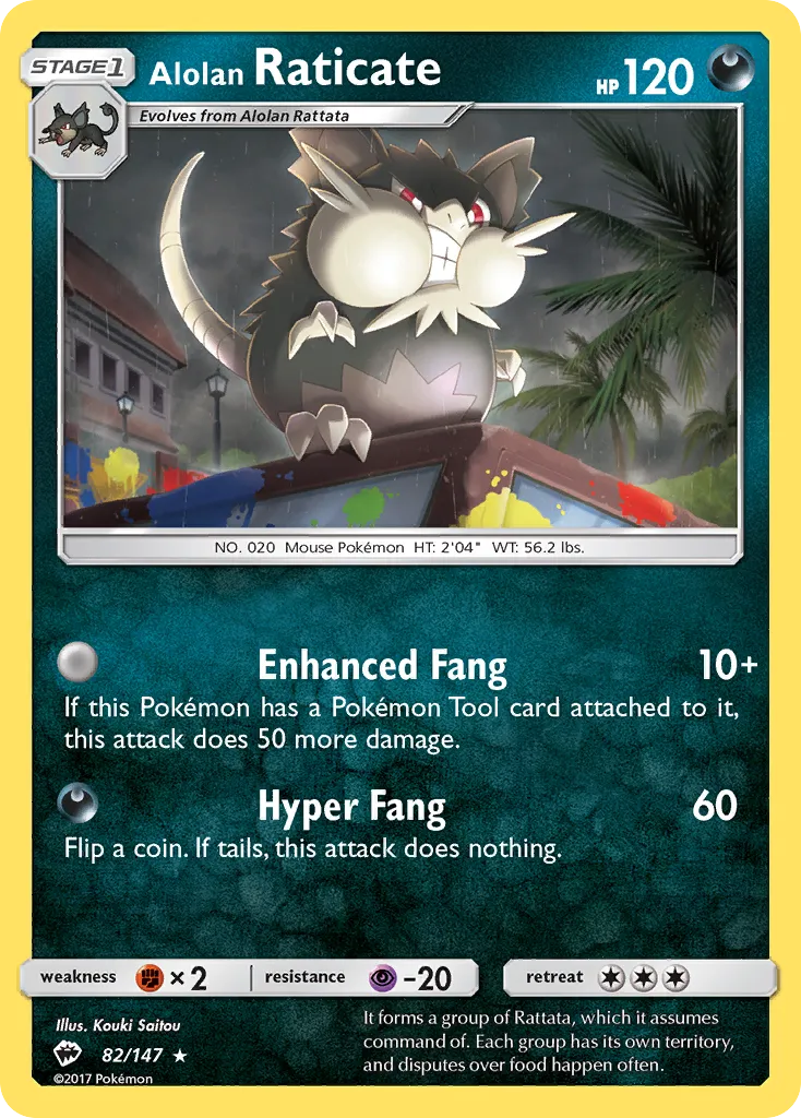 Alolan Raticate card image