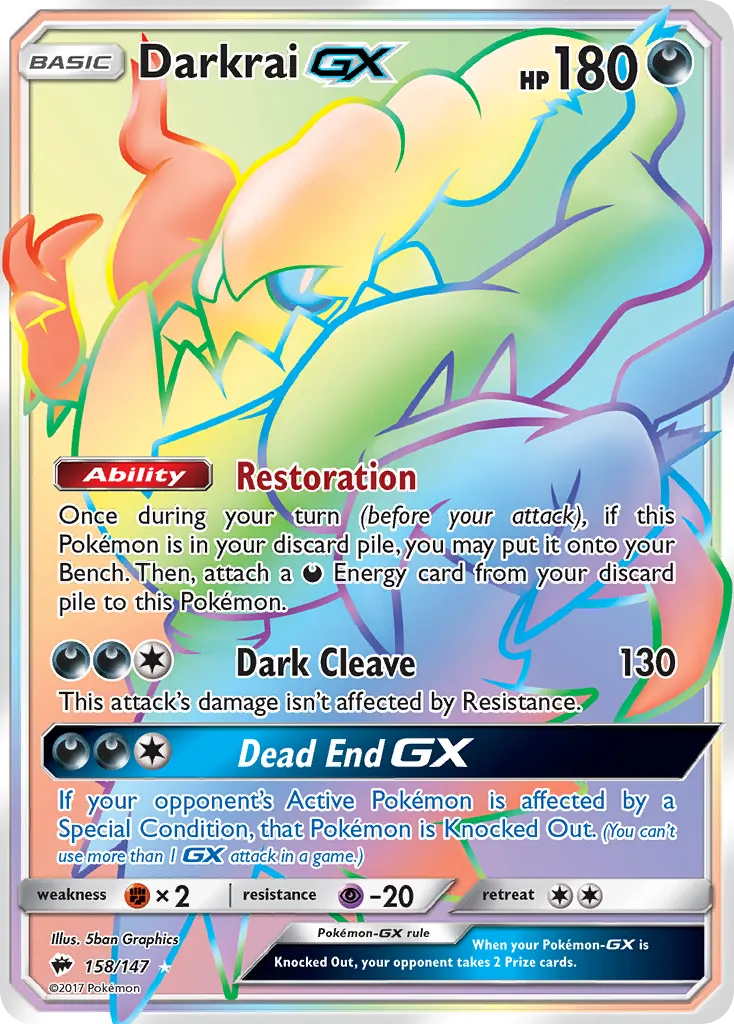 Darkrai-GX #158 card image
